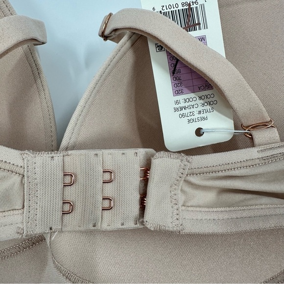 SKARLETT BLUE Womens 32D Prestige Wireless Push-Up Bra Cashmere Beige 327190 NEW - Picture 3 of 7